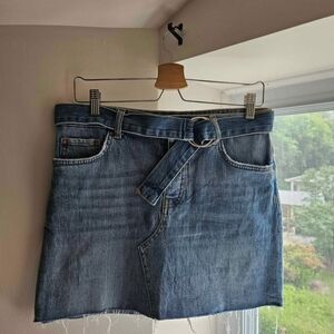 Guess Blue Denim Mini Skirt